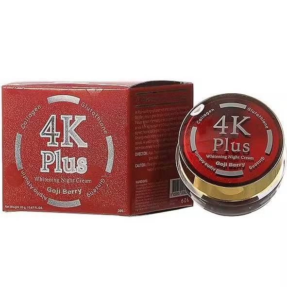 4K Plus 5X Whitening Night Cream Goji Berry 20g