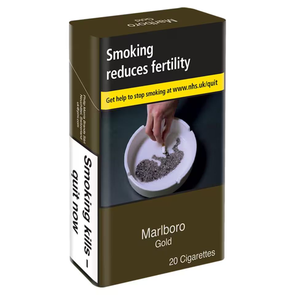 Marlboro Gold 20 Cigarettes|Photo