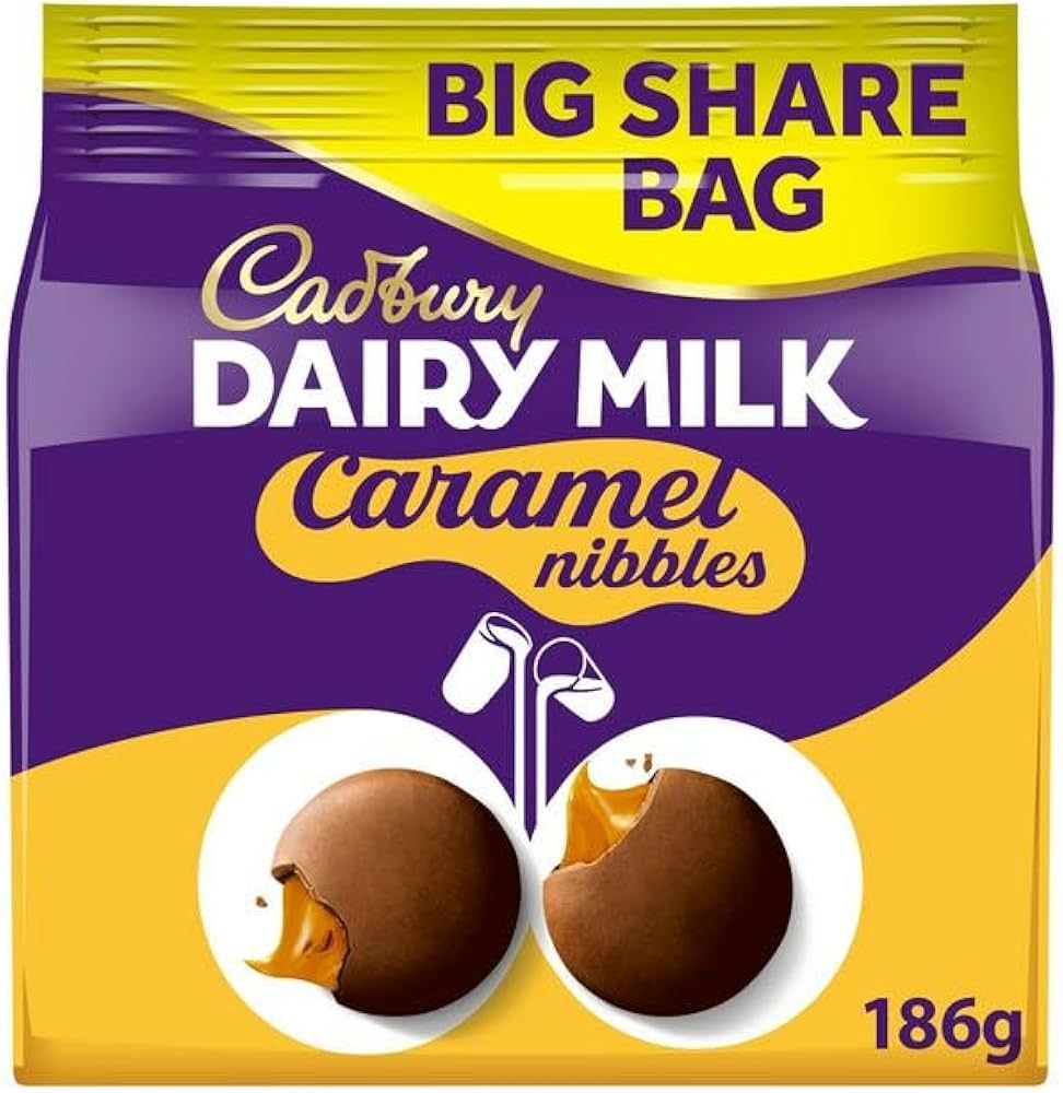 Cadbury Caramel Nibbles Big Share Bag