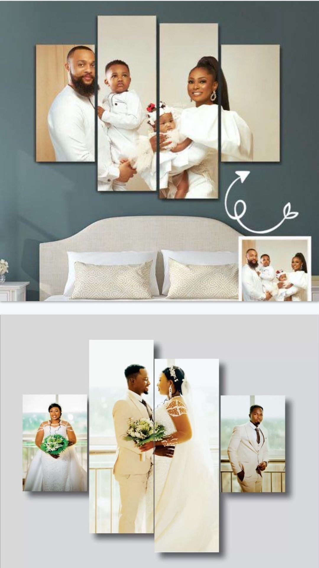 4in1 split picture frames 