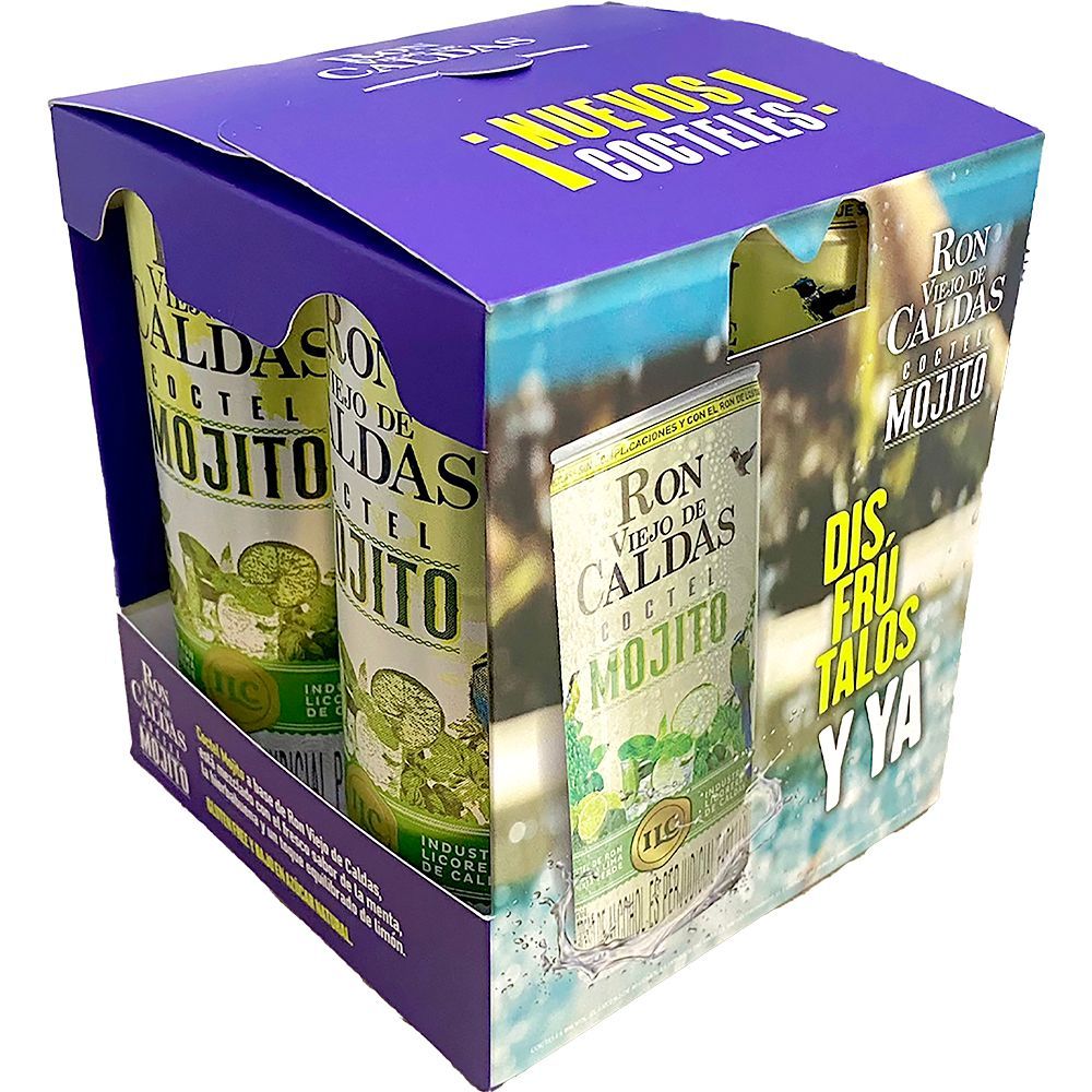 Latas Coctel Mojito 4 Pack x 295 ml c/u