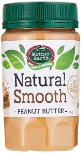 Mother Earth Natural Smooth Peanut Butter - no added sugar