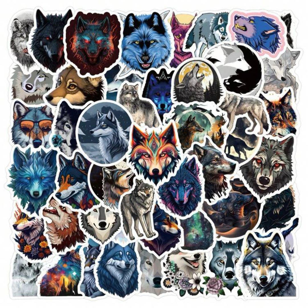 Autocollant Sticker - Loup