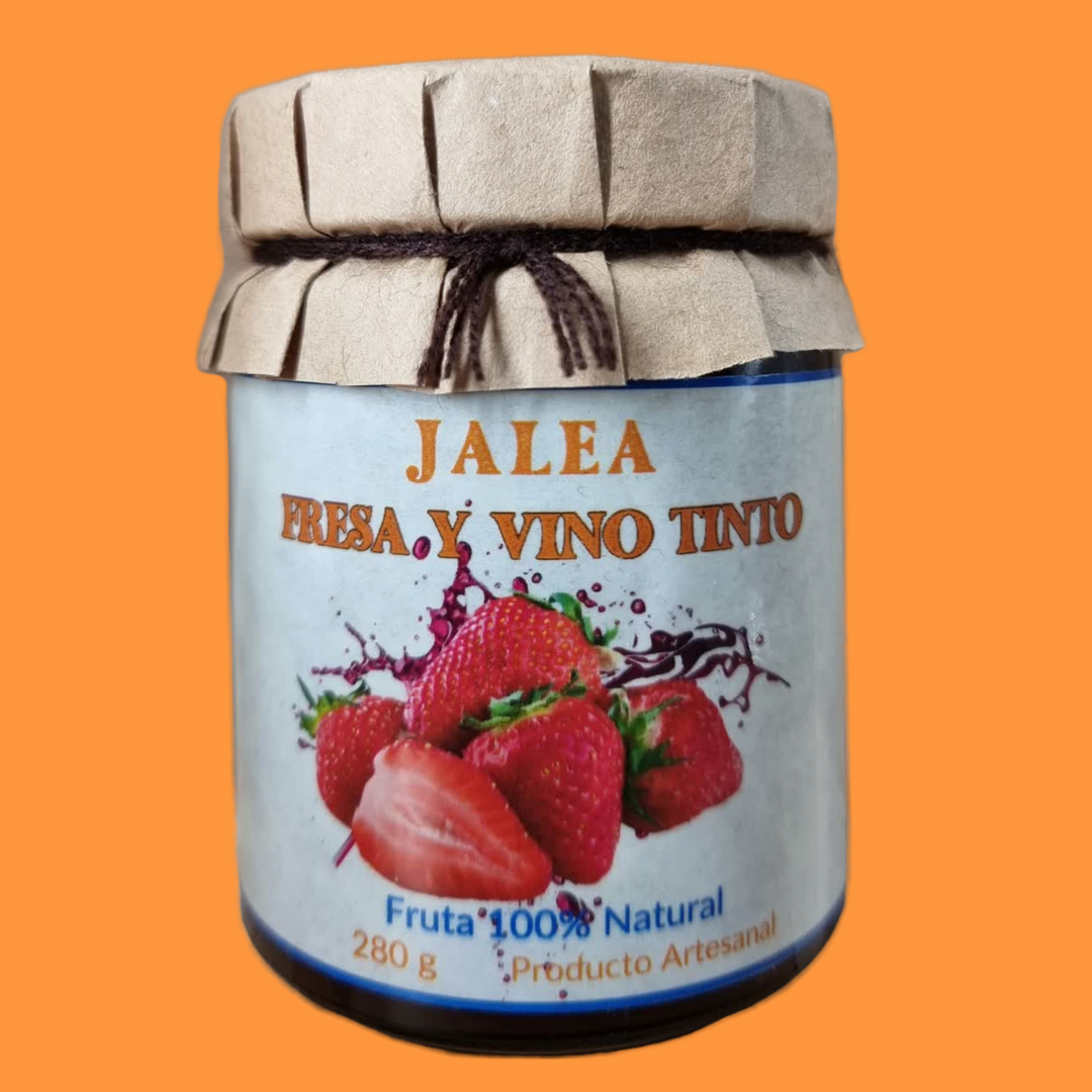 Jalea de Fresa y Vino Tinto