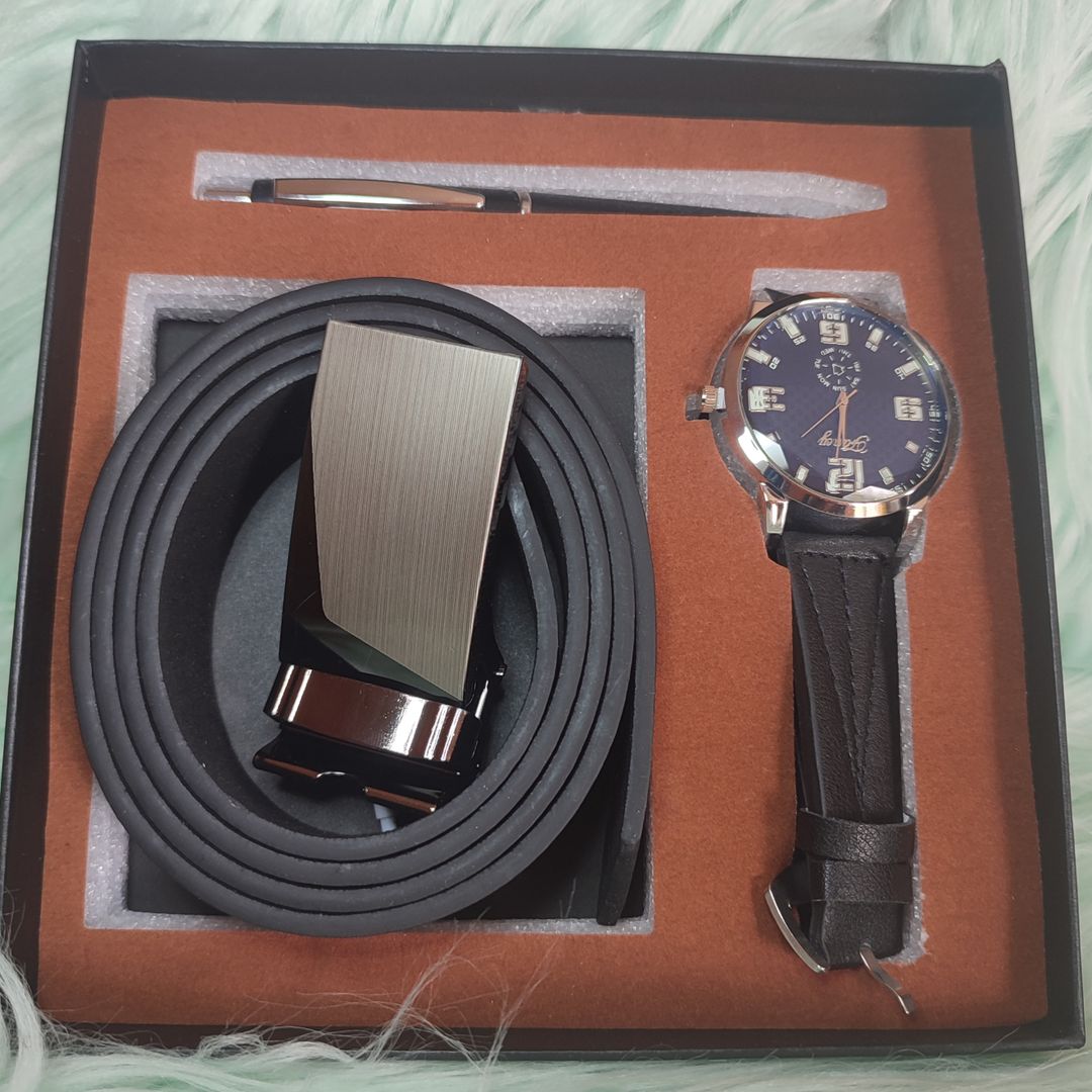 Male Gift Set (Watch,Belt,Pen)