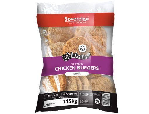 1.15KG MEGA CRUMBED CHICKEN BURGERS (ORIGINAL)