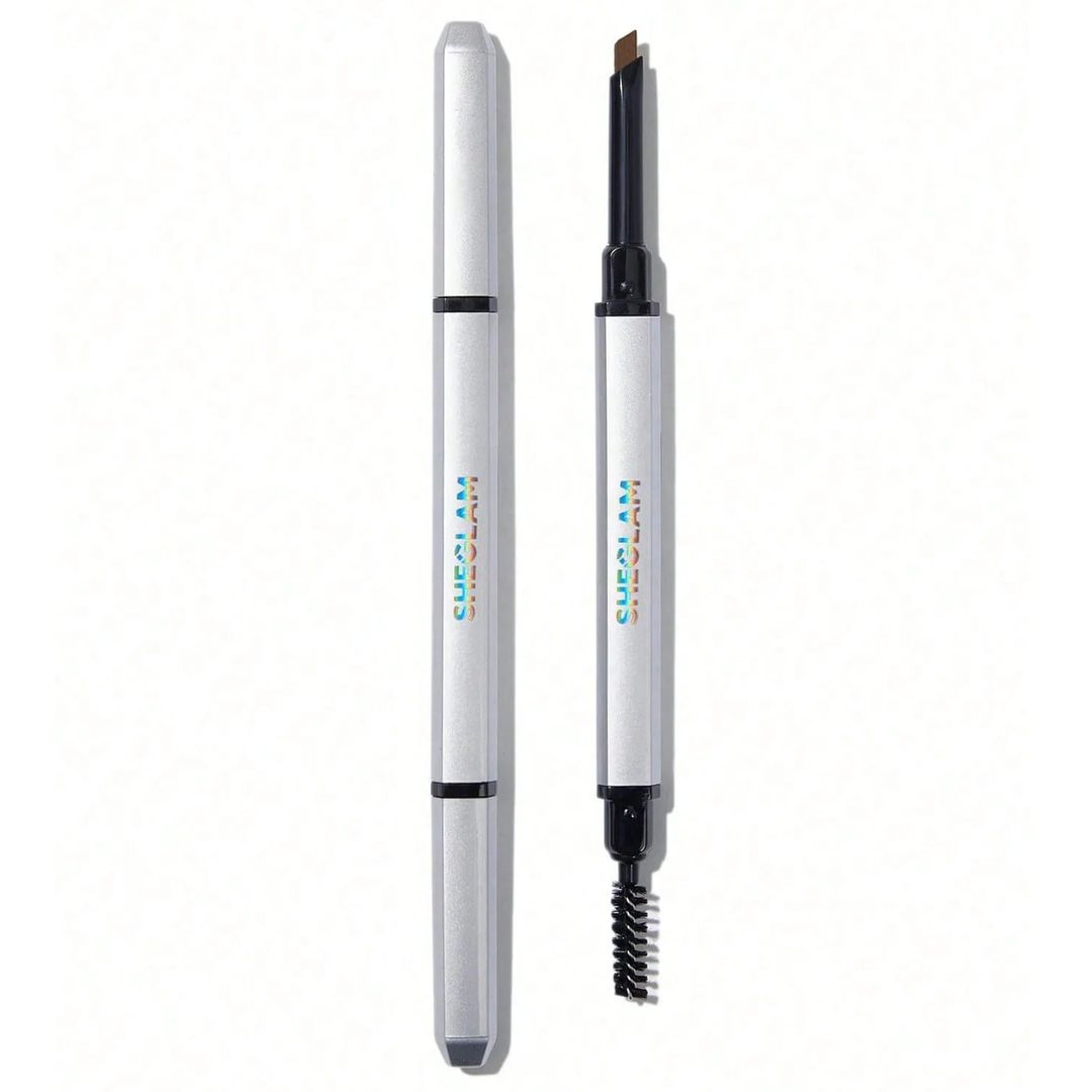 SHEGLAM Dual-Ended Fine Eyebrow Pencil - Coffee