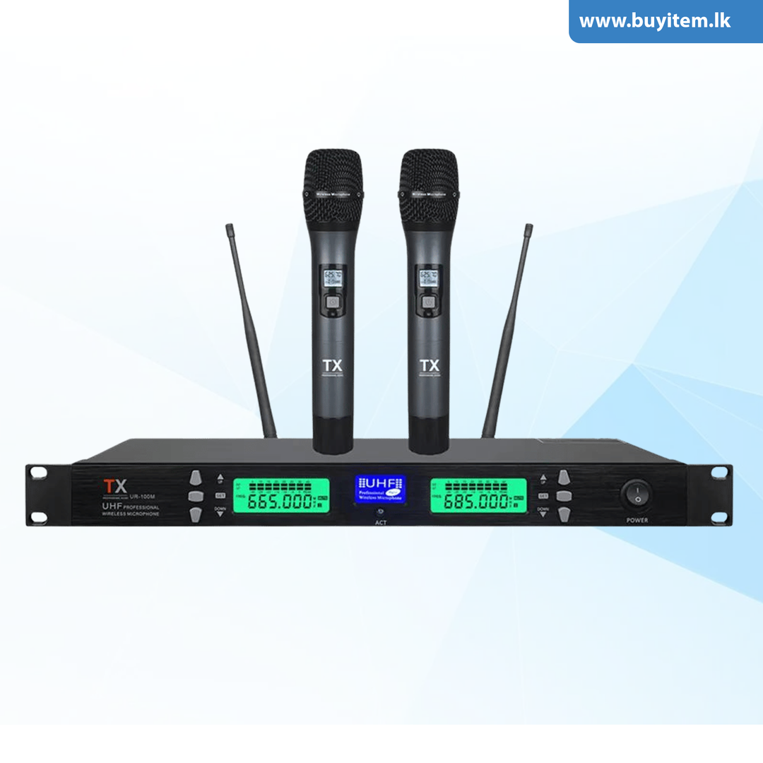 TX Dual Handheld Wireless Microphone System – UR-100M