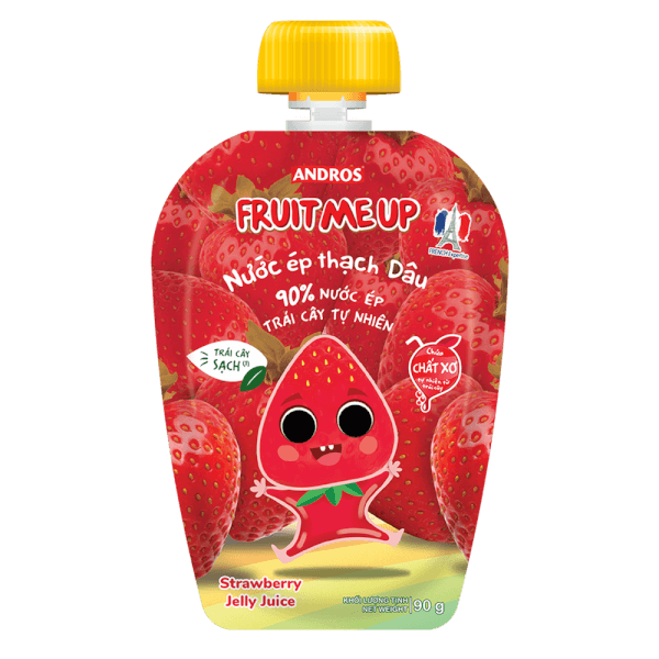 Andros Fruit Me Up Strawberry Jelly Juice 90g