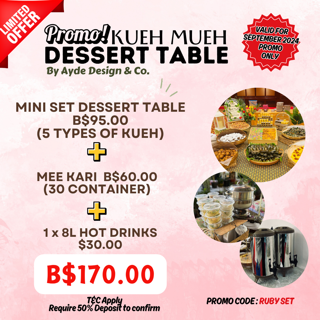 RUBY Set : Dessert Table PROMO! 