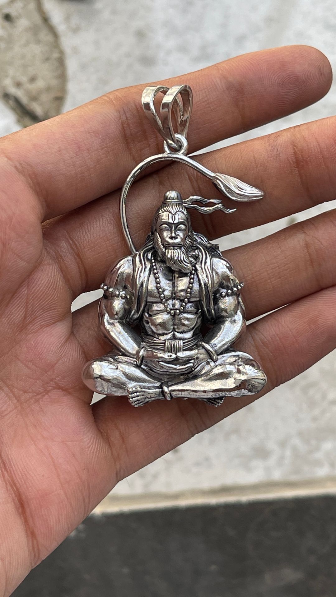 925 Silver Hanumanji Pendat