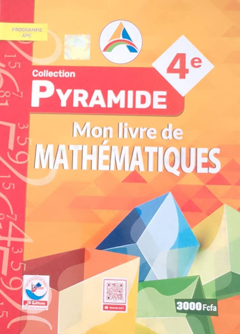 Mon Livre de Mathematique / Collection Pyramide - 4ieme (JD Editions)