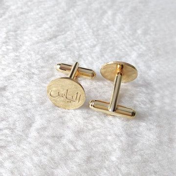 ROUND ARABIC CUFFLINKS