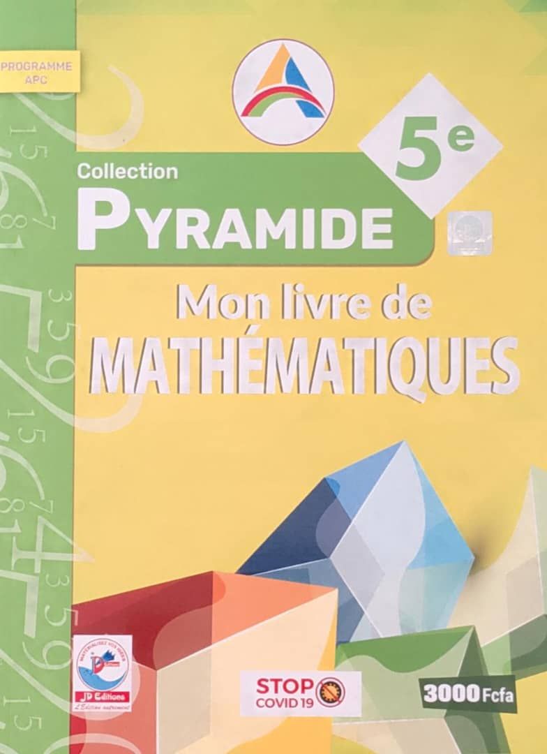 Mon Livre de Mathematique / Collection Pyramide - 5ieme (JD Editions)