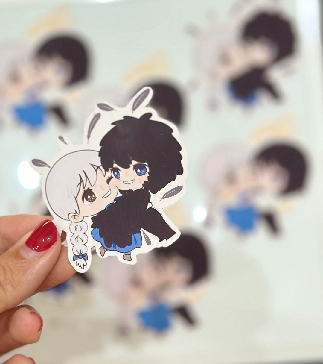 Howl and Sophie magnet 01