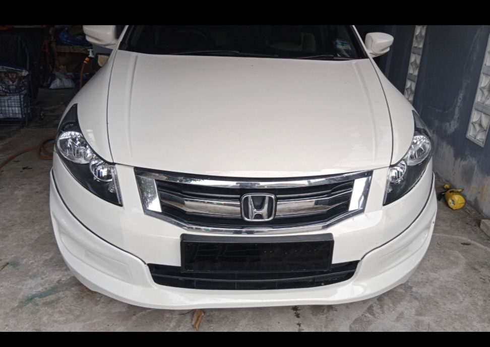 honda accord tao grill front middle chrom net trim