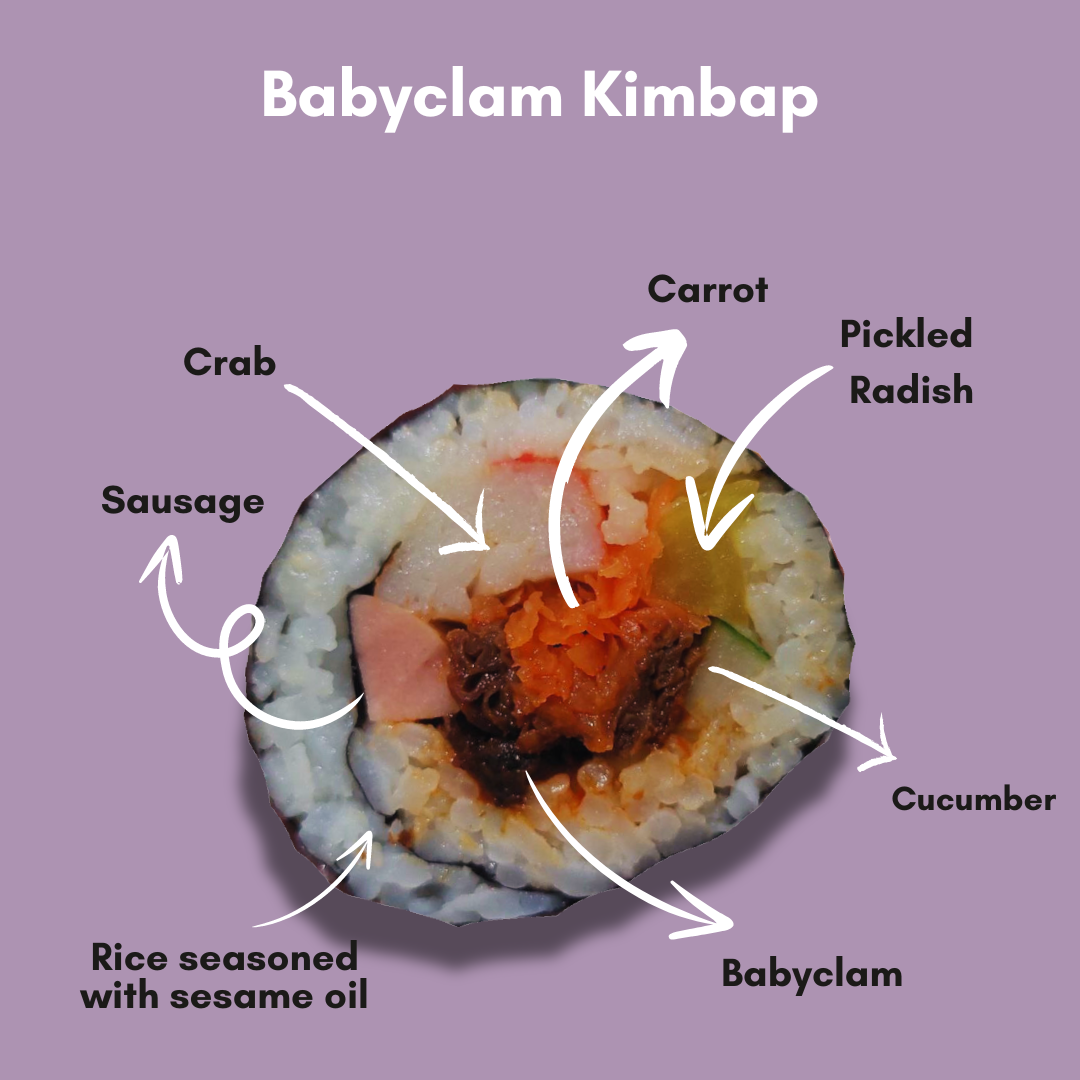 Kimbap Babyclam