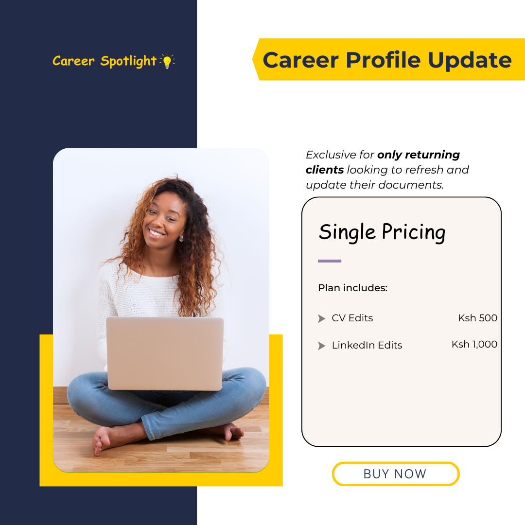 CV Career Profile Update