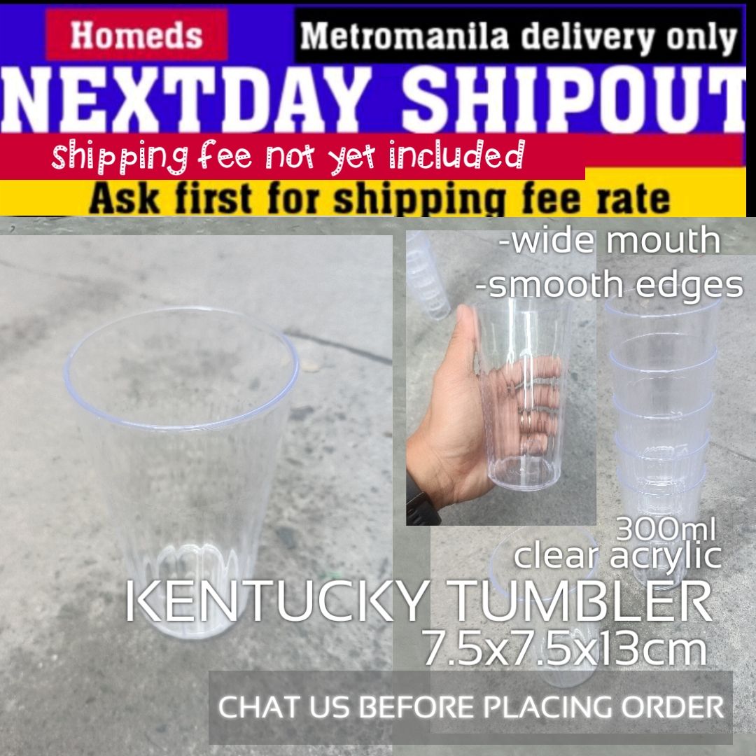 Kentucky tumbler 300ml acrylic glass