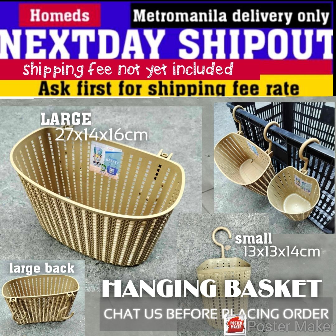 Hanging hook basket