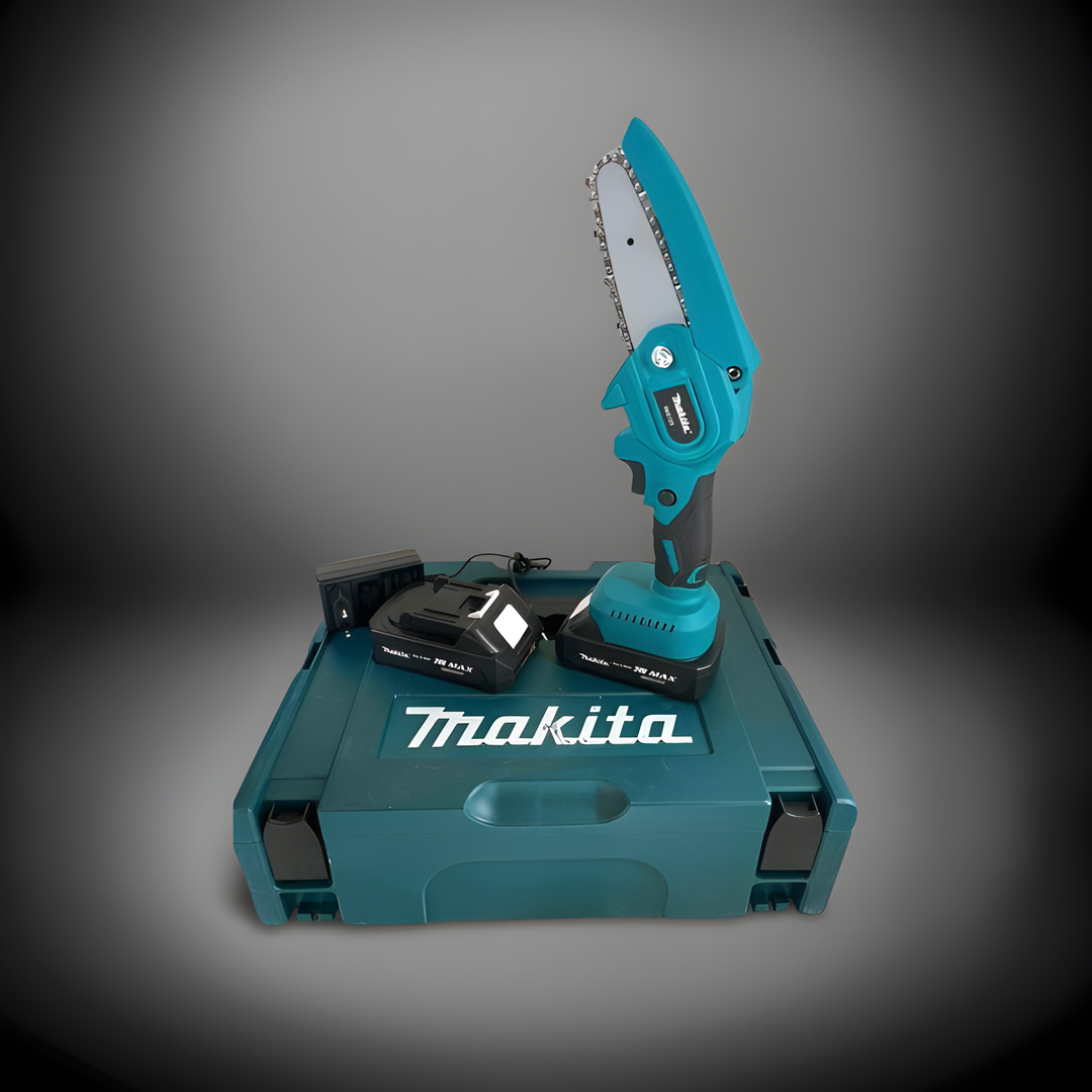  Мощна мини резачка Makita 24V - Комплект с 2 батерии, 2 шини и аксесоари!