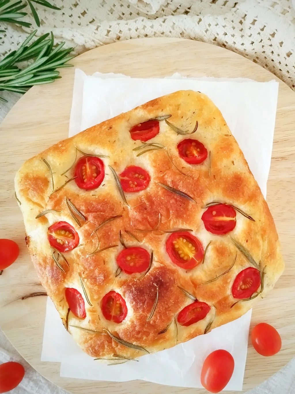 Rosemary & Tomato Focaccia 