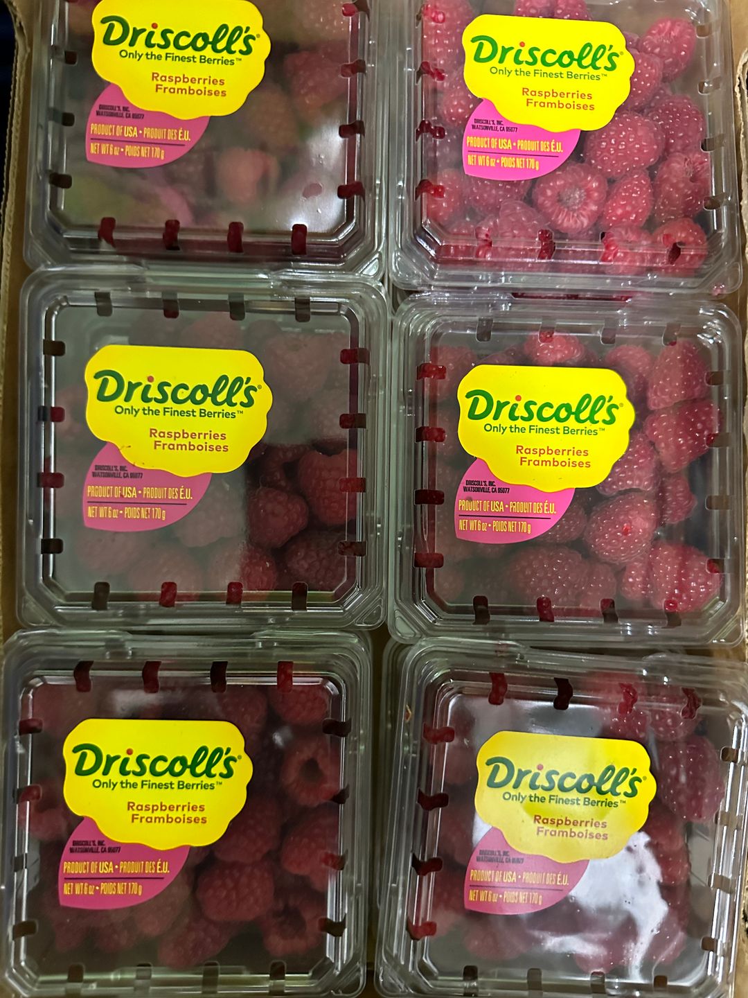 BERRY-RASPBERRY (USA) 170gm 1x12 per ctn