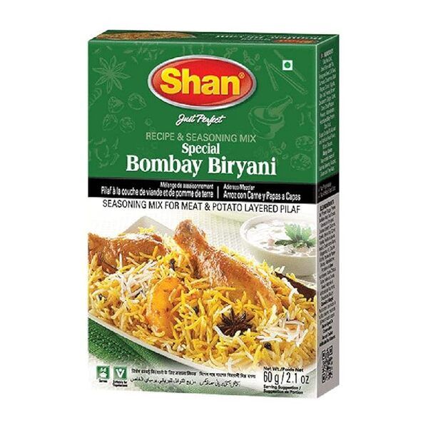 Shan Bombay Biryani (Briyani) Seasoning Mix 60g