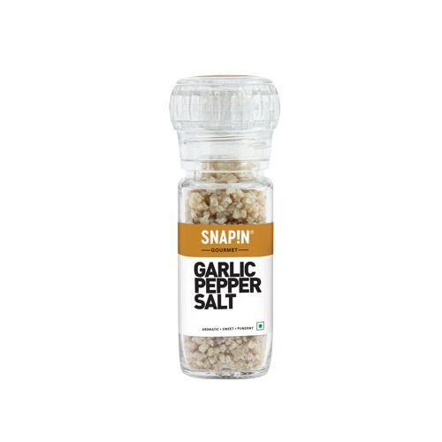 Snapin Garlic Pepper Salt 100g