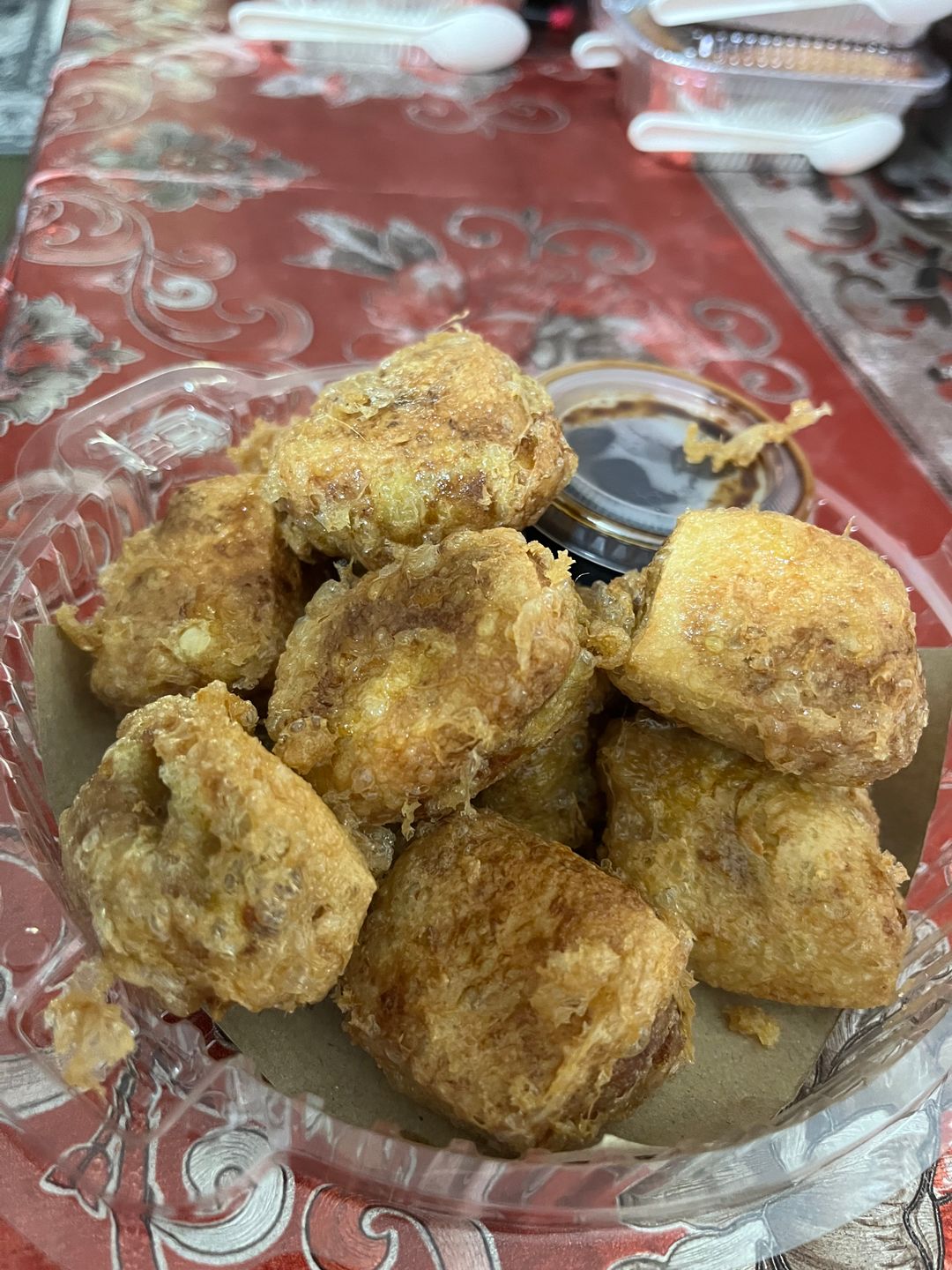 Tahu bergedil (plain,beef chicken) 1 box (10pcs)