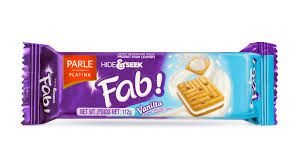 Parle Hide & Seek Fab Vanlla Biscuits 112g