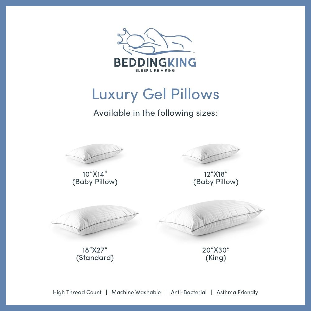 Bedding King's Luxury Gel Pillows 