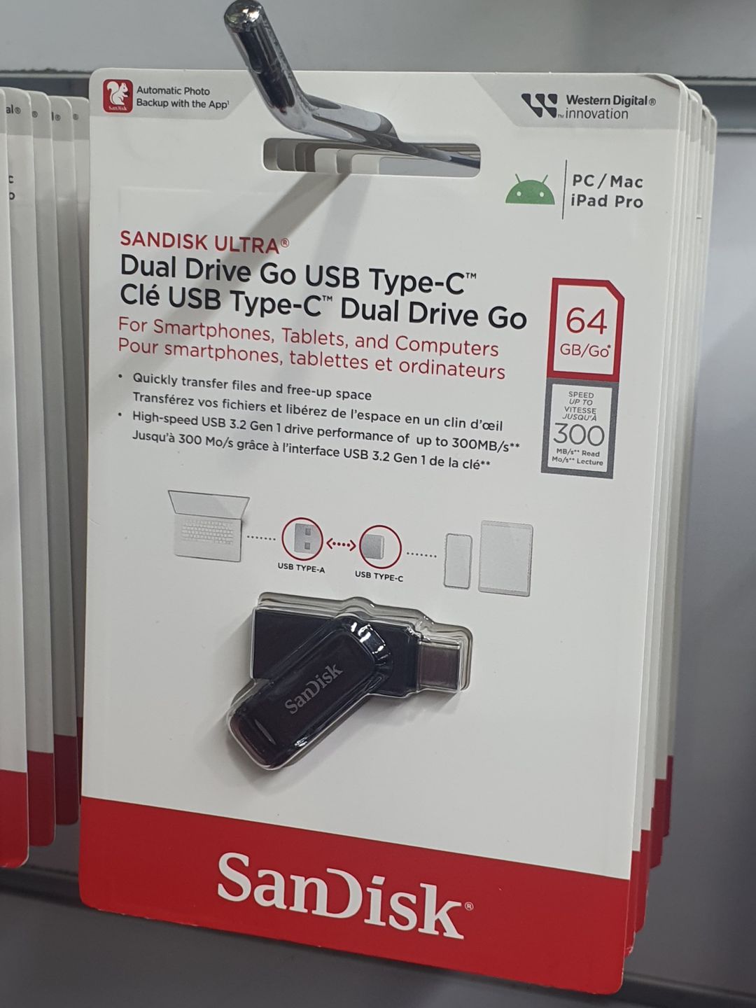 64GB Sandisk Ultra Dual Drive Go USB Type -C