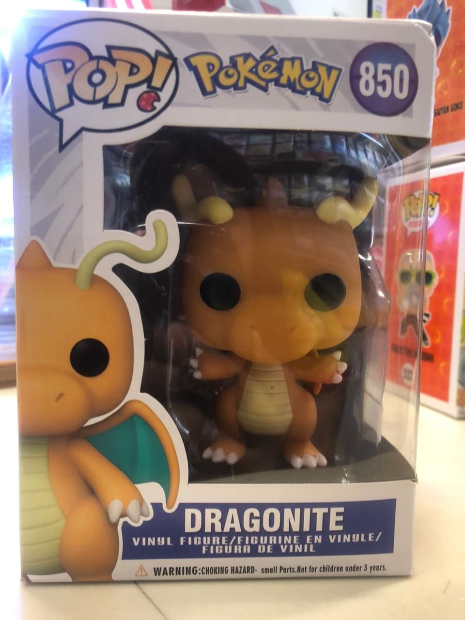 Pop! Toy Pokemon Dragonite No.850