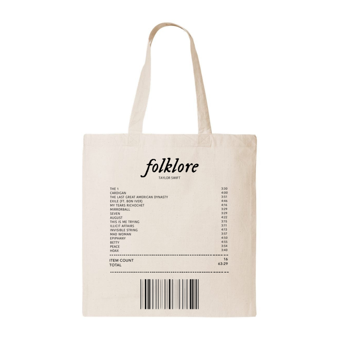 Album Reciept Tote