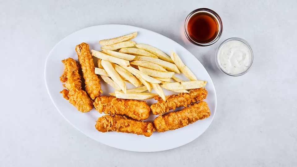 26. Cod Fish Fingers N Chips