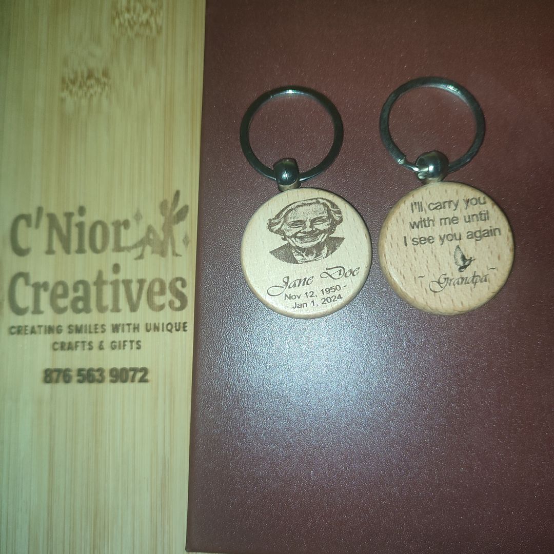 Wooden Keyrings 12+