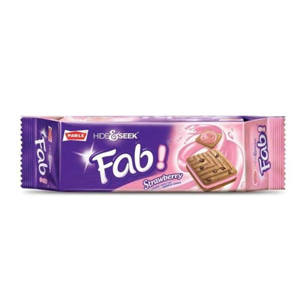 Parle Hide and Seek FAB Strawberry 112g