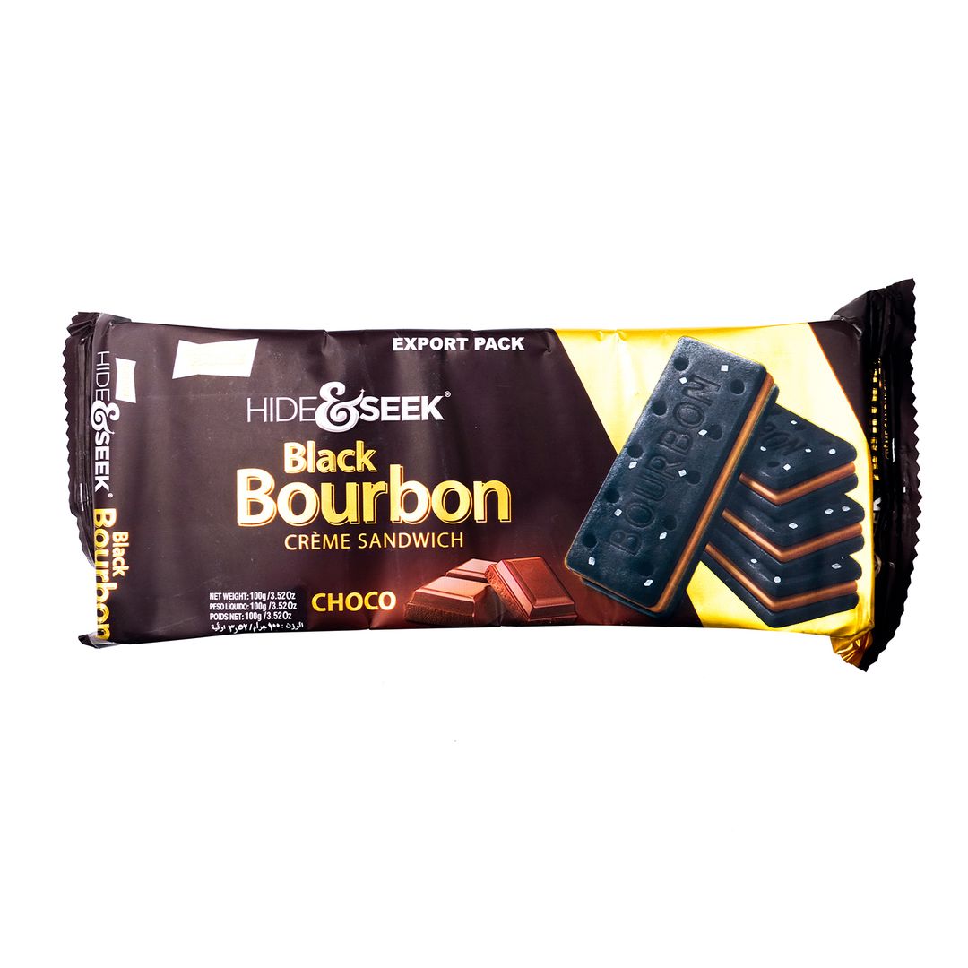 Parle Hide and Seek Black Bourbon Choco Creme Sandwich 100g