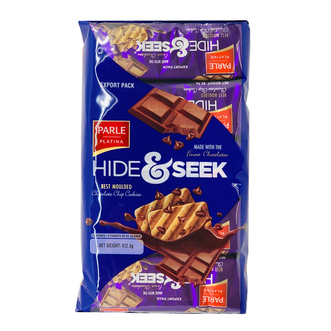 Parle Hide and Seek Chocolate Chip Cookies 5s 412.5g (82.5g x 5)