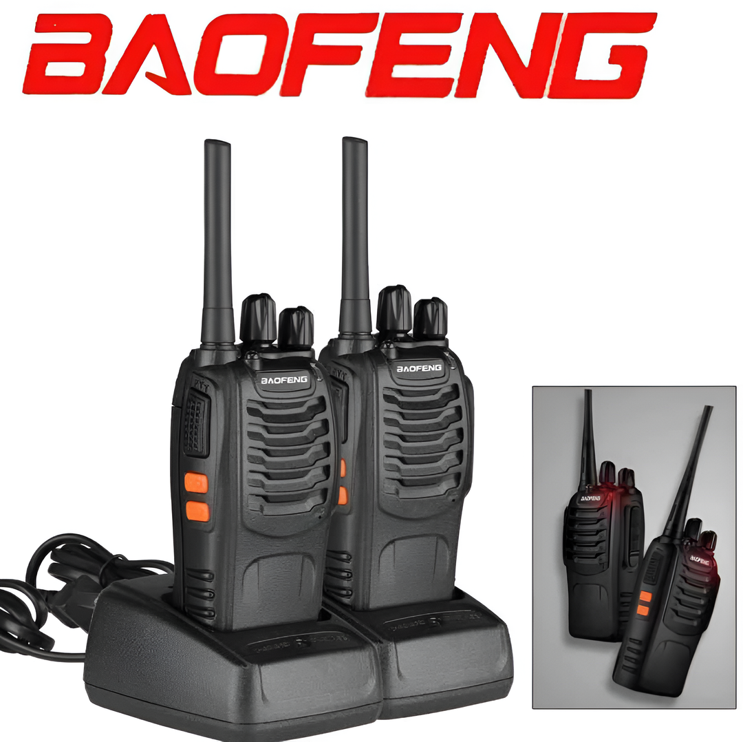 2 Pieces Walkie Talkie 1 to 3Km