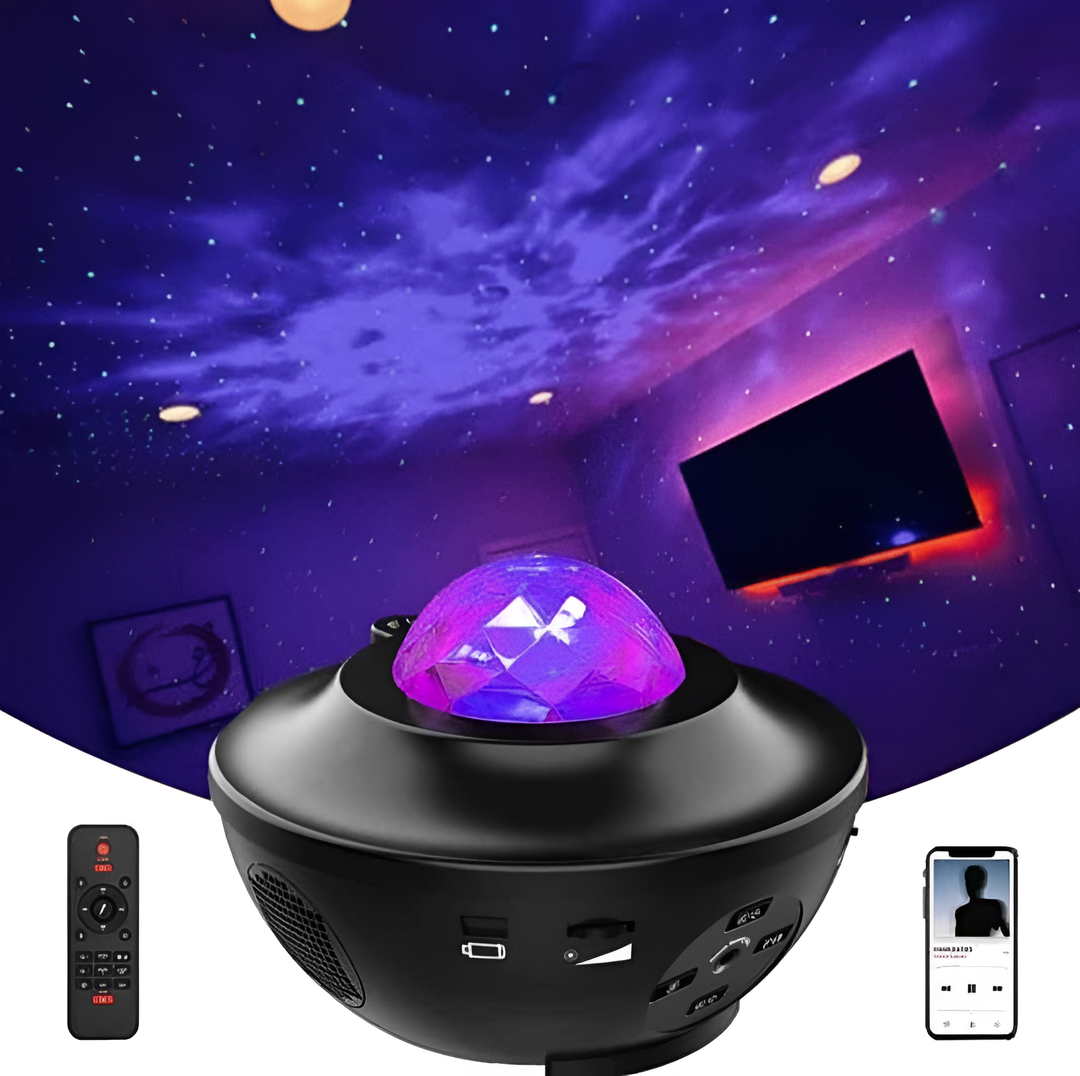 Galaxy Projector Night Light And Speaker