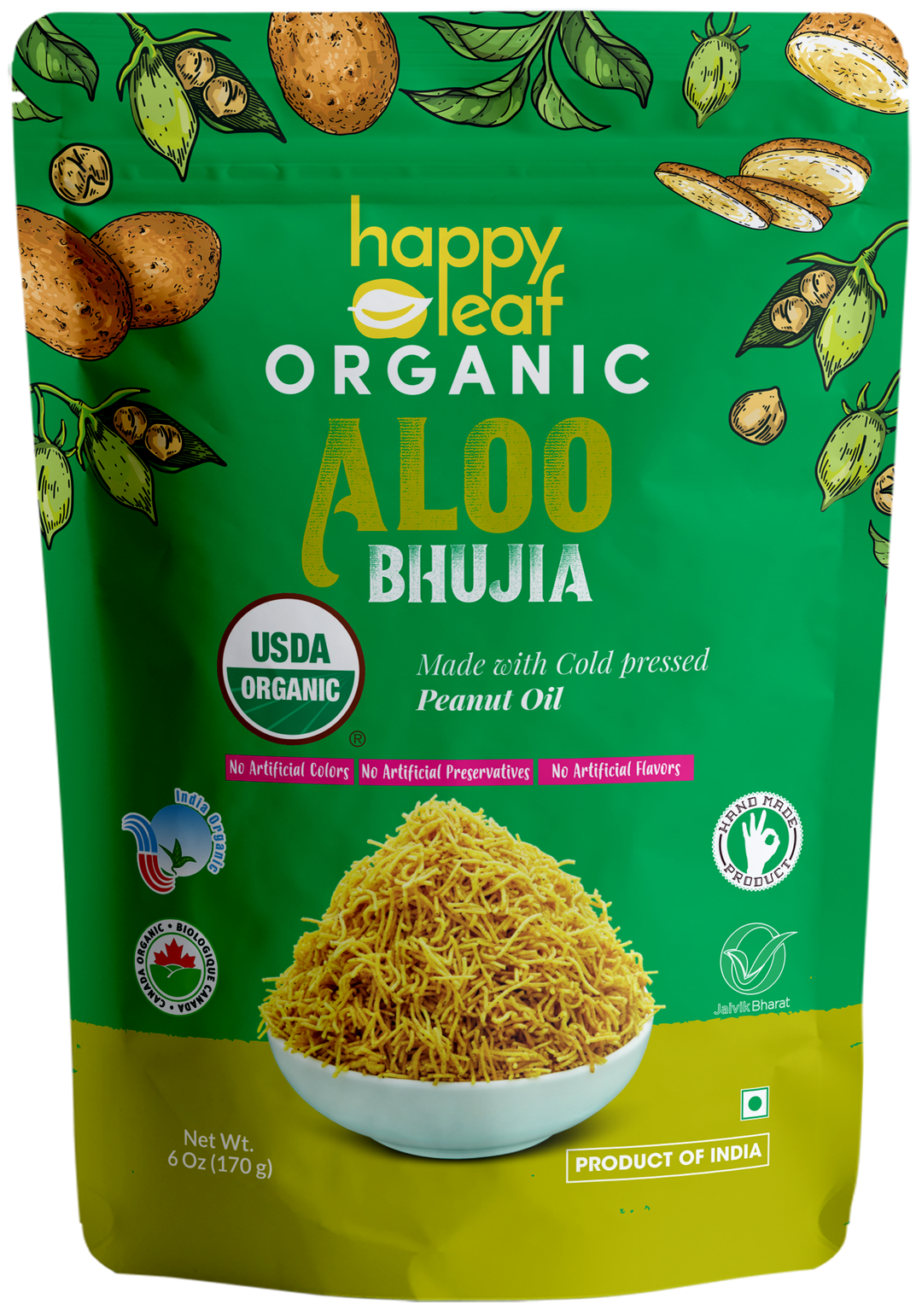 HAPPY LEAF Aloo Bhujia 170g