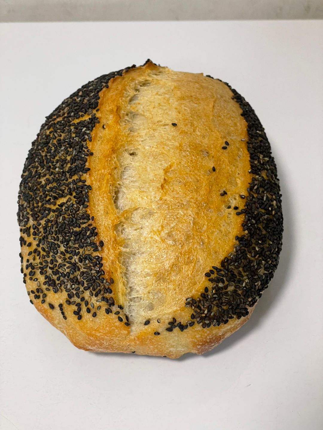 Black Sesame Sourdough Loaf