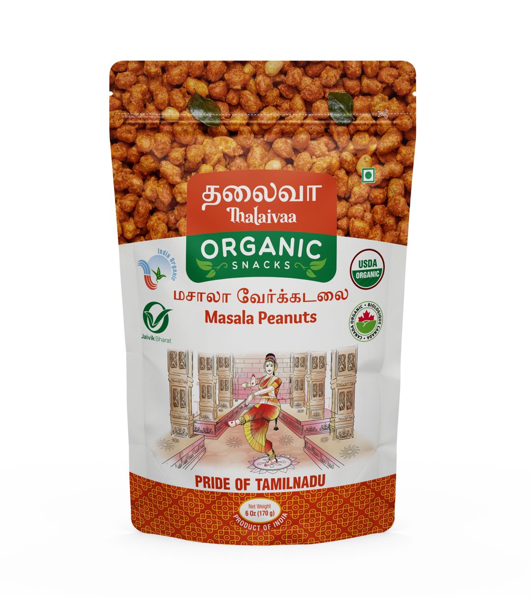 THALAIVAA Snacks Masala Peanuts 150g