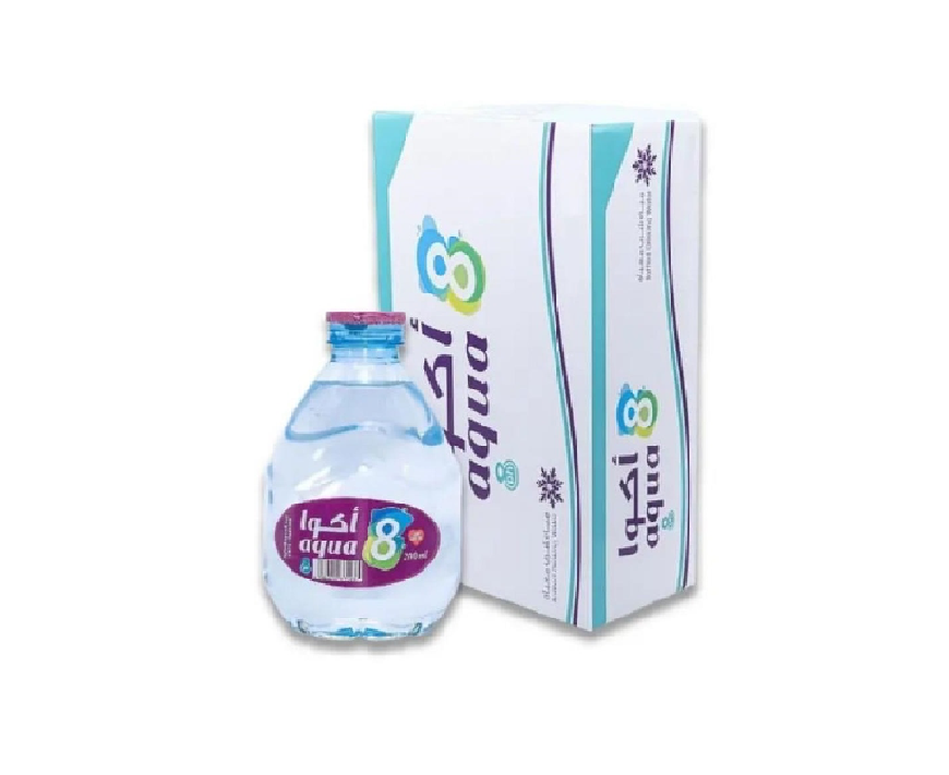 AQUA 8 QATRA WATER  200ml - 40  bottles / Buy 10 Ctn