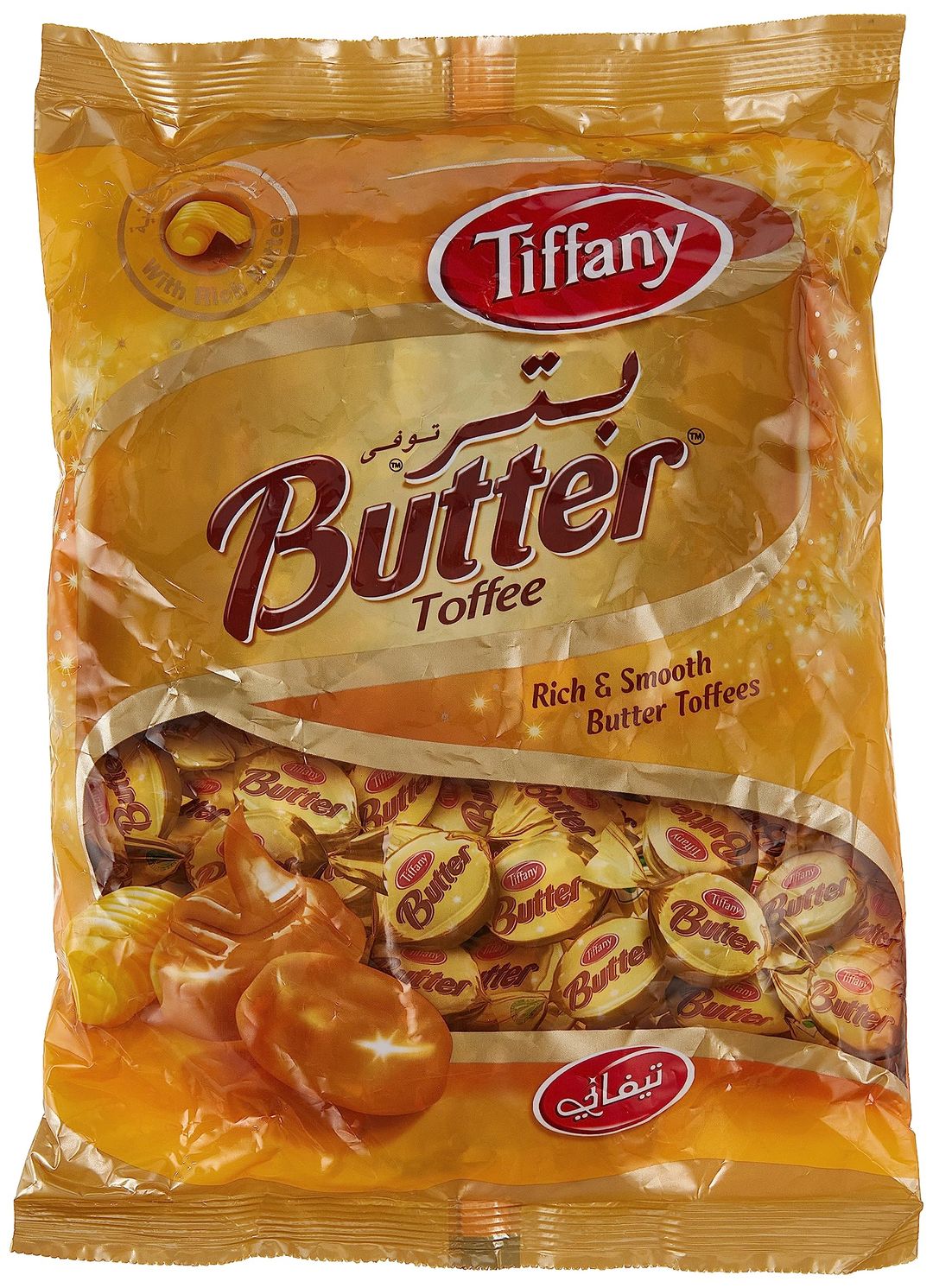 TIFFANY BUTTER TOFFEE ORGINAL(500G=70 PCS)