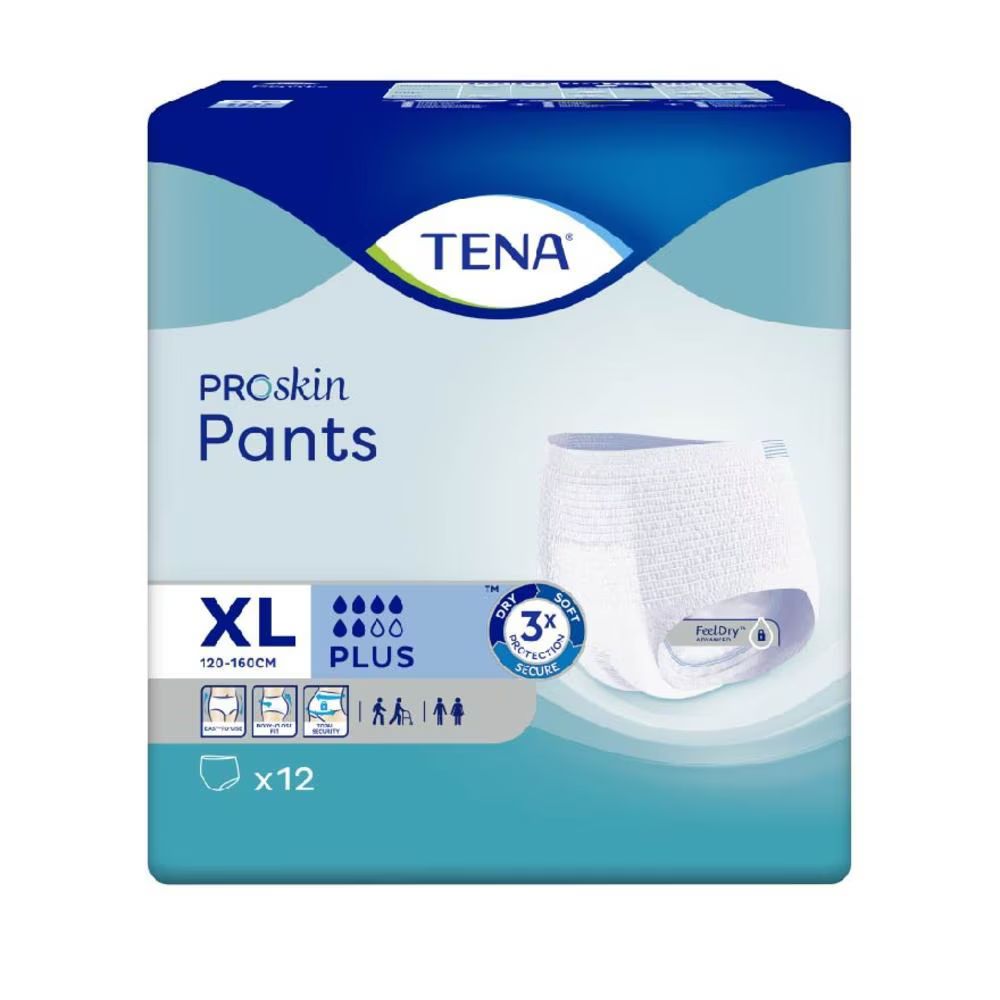 TENA PANTS PLUS XL 1X12S