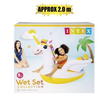 INTEX RIDE-ON UNICORN 201x140x97cm