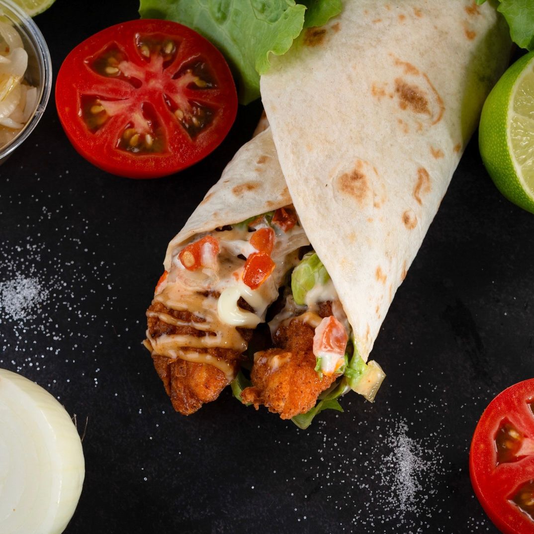 Spicy Crispy Chicken Wrap